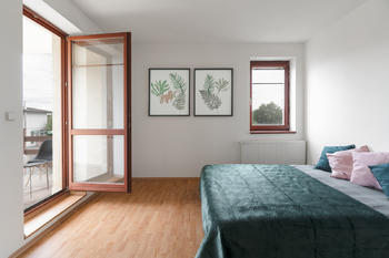 ložnice Jesenice - Prodej bytu 3+kk v osobním vlastnictví 91 m², Jesenice