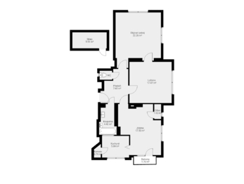 Prodej bytu 3+1 v osobním vlastnictví 83 m², Praha 6 - Dejvice