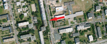 letecký snímek - Prodej bytu 2+kk v družstevním vlastnictví 42 m², České Budějovice