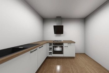 VIZUALIZACE KUCHYNĚ - Pronájem bytu 2+kk v osobním vlastnictví 53 m², Kutná Hora
