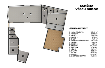 Prodej zemědělského objektu 777 m², Lichnov