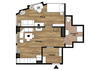 Prodej bytu 2+kk v osobním vlastnictví 42 m², Vejprty