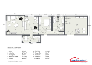 Prodej pozemku 692 m², Dobřejovice