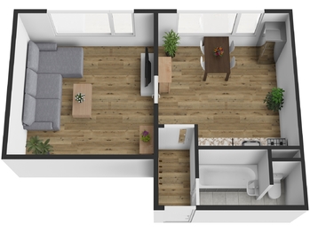 Prodej bytu 1+1 v osobním vlastnictví 36 m², Chomutov
