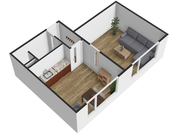 Prodej bytu 1+1 v osobním vlastnictví 36 m², Chomutov