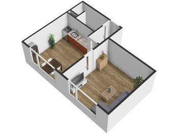 Prodej bytu 1+1 v osobním vlastnictví 36 m², Chomutov