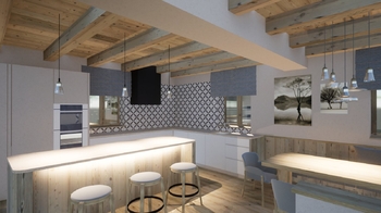 detail kuchyně - Prodej domu 223 m², Hraběšice