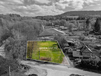 zákres pozemku - Prodej domu 223 m², Hraběšice