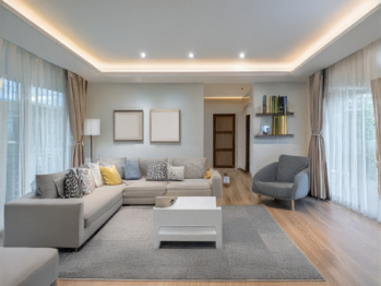 VIZUALIZACE obývací pokoj přízemí - Prodej domu 400 m², Křimov