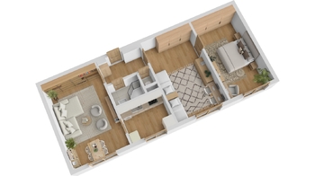 Pronájem bytu 3+1 v osobním vlastnictví 60 m², Praha 10 - Strašnice