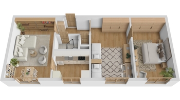 Pronájem bytu 3+1 v osobním vlastnictví 60 m², Praha 10 - Strašnice