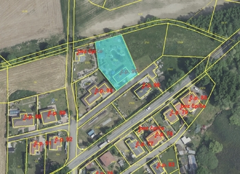 katastrální mapa - Prodej domu 118 m², Sedlčany