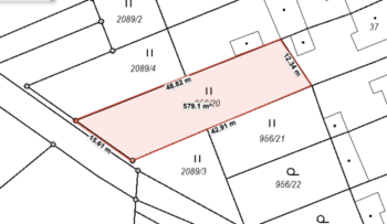 Prodej pozemku 569 m², Dvorce