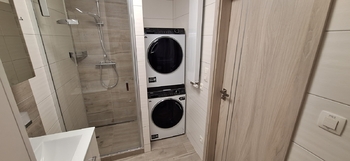 Koupelna s WC - Pronájem bytu 2+kk v osobním vlastnictví 47 m², Bučovice