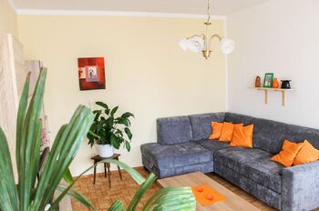 obývací pokoj - Pronájem bytu 2+kk v osobním vlastnictví 37 m², České Budějovice