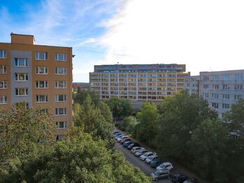 výhled z balkonu - Pronájem bytu 2+kk v osobním vlastnictví 37 m², České Budějovice