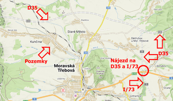 Prodej pozemku 20610 m², Kunčina