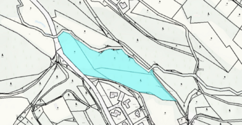 Katastrální mapa - Prodej pozemku 14373 m², Jirkov
