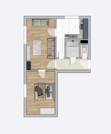 Prodej bytu 2+1 v družstevním vlastnictví 51 m², Roudnice nad Labem