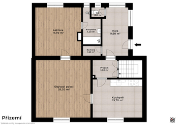 Prodej domu 78 m², Praha 4 - Kunratice