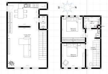 Prodej bytu 3+kk v osobním vlastnictví 95 m², Praha 5 - Smíchov