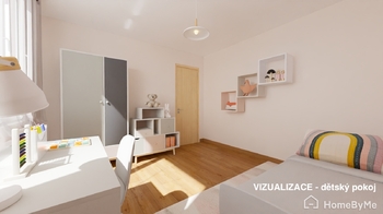 Vizualizace dětský pokoj - Prodej bytu 3+1 v osobním vlastnictví 74 m², Karlovy Vary