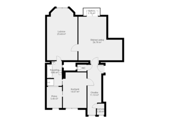 Pronájem bytu 3+1 v osobním vlastnictví 99 m², Praha 6 - Bubeneč