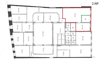 Pronájem kancelářských prostor 79 m², Hradec Králové