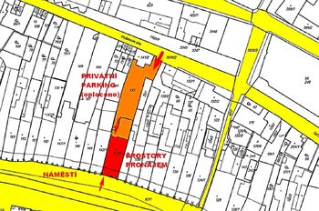 Situace - Pronájem kancelářských prostor 28 m², Svitavy