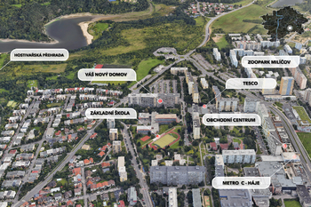 Prodej bytu 2+kk v osobním vlastnictví 50 m², Praha 4 - Háje