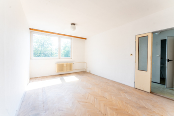 1. Obývací pokoj - Prodej bytu 1+1 v osobním vlastnictví 38 m², Frýdek-Místek 