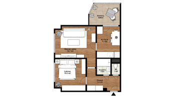 Prodej bytu 2+1 v osobním vlastnictví 43 m², Ostrava