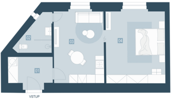 Prodej bytu 2+kk v osobním vlastnictví 65 m², Praha 3 - Žižkov