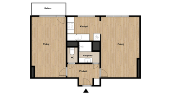 Pronájem bytu 2+1 v osobním vlastnictví 54 m², Žatec