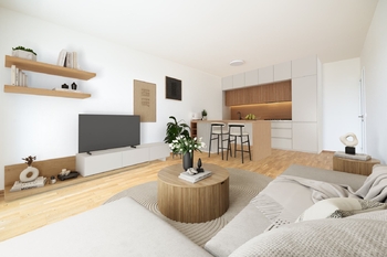 Prodej bytu 2+kk v osobním vlastnictví 63 m², Praha 9 - Vysočany