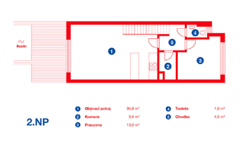 Prodej bytu 5+kk v osobním vlastnictví 172 m², Praha 5 - Smíchov