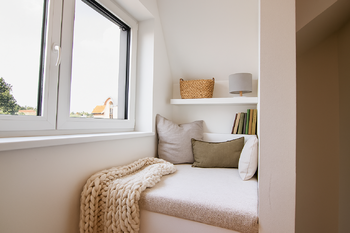 vizualizace čtecího koutku - Prodej domu 191 m², Praha 8 - Ďáblice