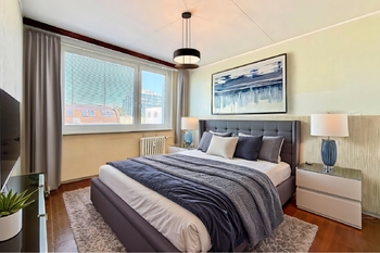 vizualizace-ložnice - Prodej bytu 3+1 v osobním vlastnictví 81 m², Praha 5 - Stodůlky