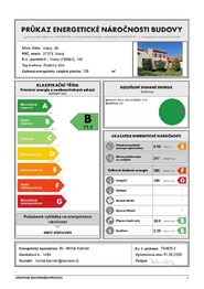 PENB B - Prodej chaty / chalupy 199 m², Vraný