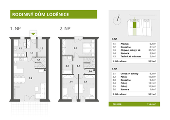 Prodej domu 114 m², Loděnice
