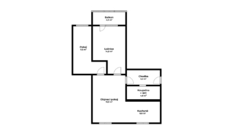 Prodej bytu 3+kk, 72 m², se zaskleným balkónem, v klidné lokalitě, ulice Lidická, Třebíč – Borovina - Prodej bytu 3+kk v osobním vlastnictví 72 m², Třebíč