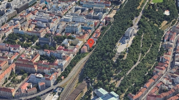 Umístění nemovitosti - Prodej bytu atypický v osobním vlastnictví 60 m², Praha 8 - Karlín