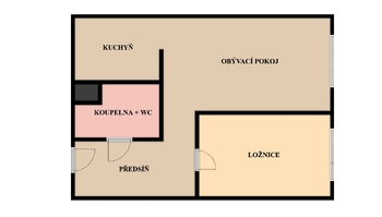Prodej bytu 2+kk v osobním vlastnictví 43 m², Praha 10 - Horní Měcholupy