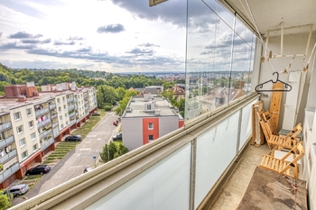 Lodžie - Pronájem bytu 2+kk v osobním vlastnictví 48 m², Praha 8 - Libeň