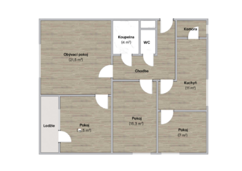 Prodej bytu 4+1 v osobním vlastnictví 94 m², Horoměřice