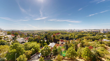 výhled z lodžie - Prodej bytu 3+1 v družstevním vlastnictví 71 m², Praha 10 - Záběhlice