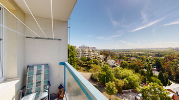 výhled z lodžie - Prodej bytu 3+1 v družstevním vlastnictví 71 m², Praha 10 - Záběhlice
