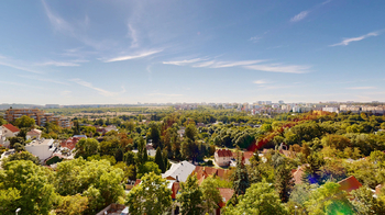 výhled z lodžie - Prodej bytu 3+1 v družstevním vlastnictví 71 m², Praha 10 - Záběhlice