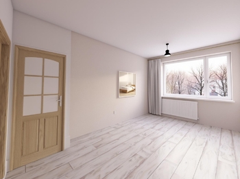 Vizualizace - Prodej bytu 1+kk v osobním vlastnictví 25 m², Olomouc