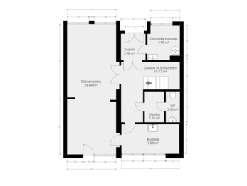 Pronájem domu 124 m², Praha 6 - Dejvice